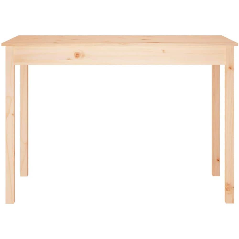 Tavolo Da Pranzo 110x55x75 Cm In Legno Massello Di Pino - Foto 3