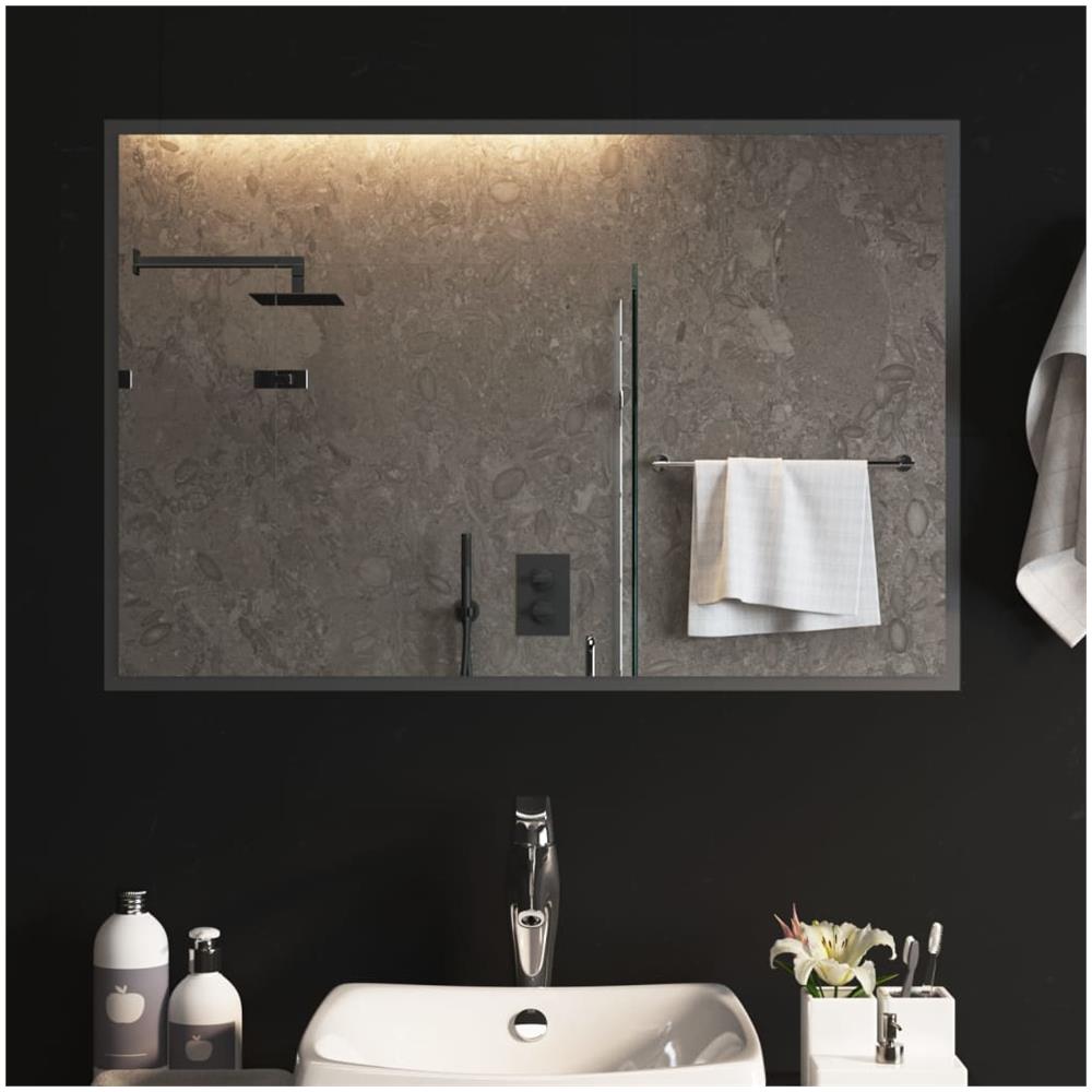 Specchio Da Bagno Con Luci Led 90x60 Cm - Foto 3
