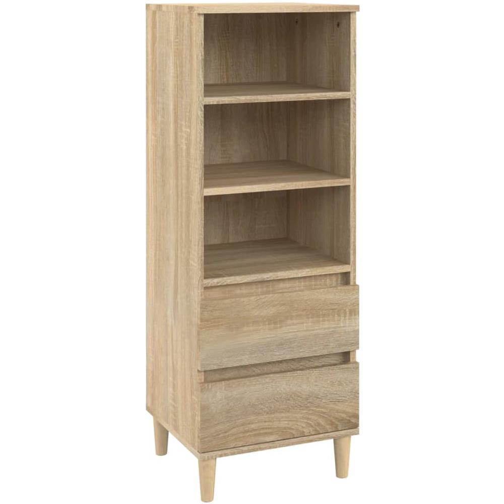Credenza Rovere Sonoma 40x36x110 Cm In Legno Multistrato - Foto 2