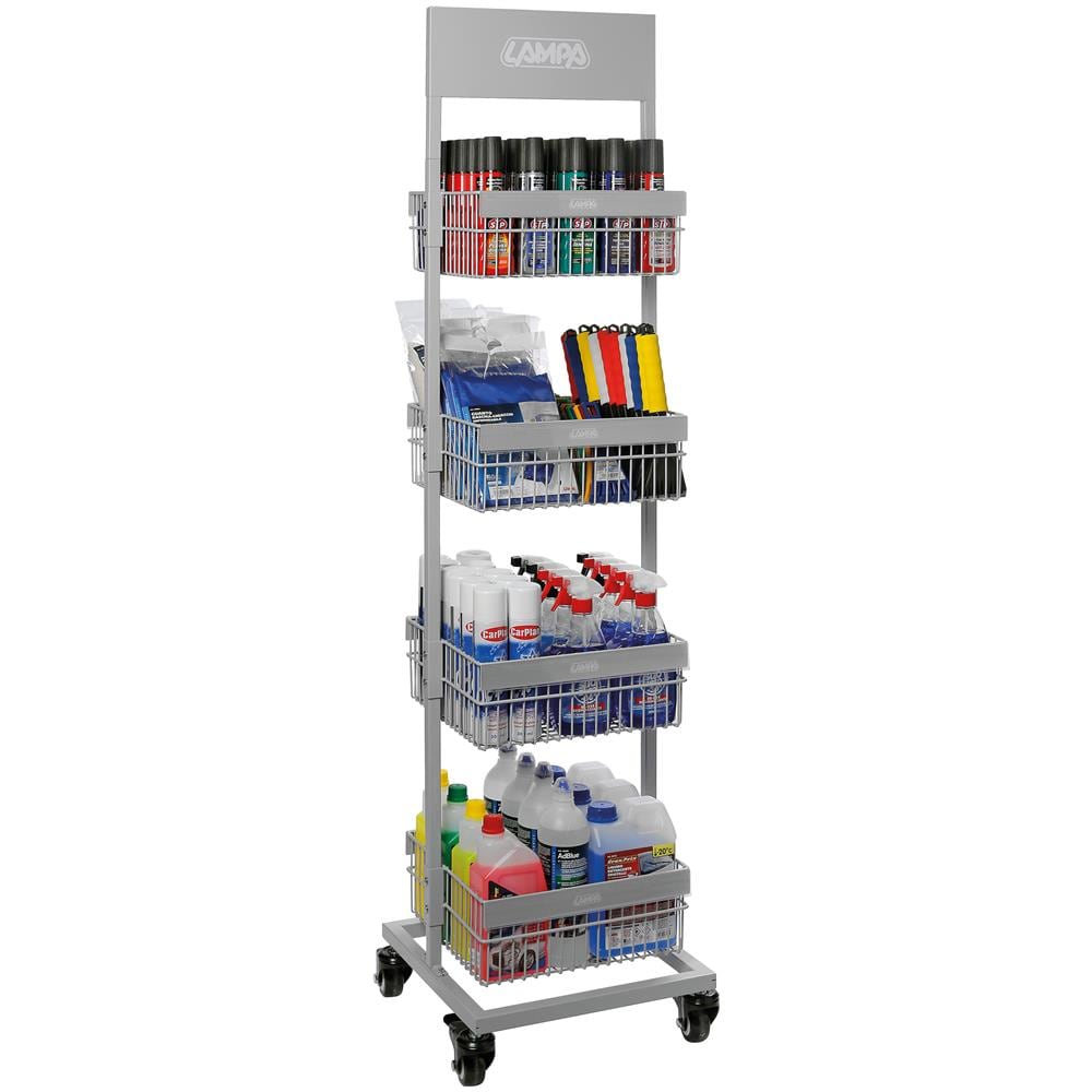 Espositore A Torre Con 4 Ceste - R7 - 162 Cm - Foto 3