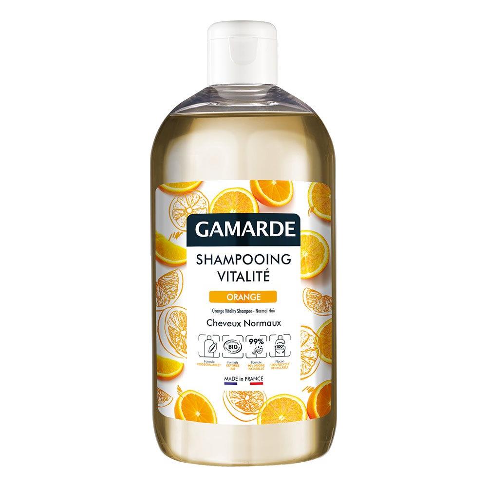 Shampoo Vitalite Biologico Arancio Capelli Normali 500ml Gamarde - Foto 1