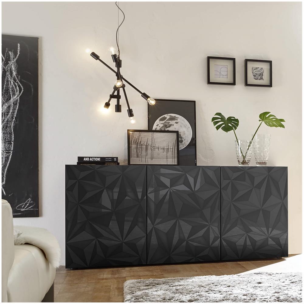 Lion - Madia Di Design Moderno 3 Ante - Foto 1