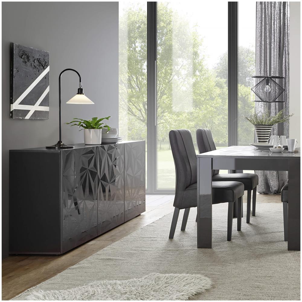 Lion - Madia Di Design Moderno 3 Ante - Foto 2