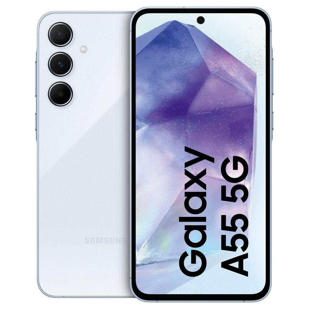 Galaxy A55 5G 128 GB 5G Dual Sim Display 6.6" AMOLED Slot Nano SD Fotocamera 50 Mpx Android 14 Europa Blu - Foto 1