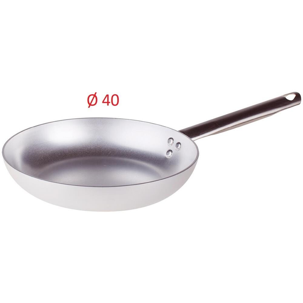Padella Svasata Bassa Per Saltare Spessore 3 Millimetri Con Manico Tubolare Cool - Diametro Cm 40 - Altezza Cm 6-capacità Lt 6,5 - Foto 2