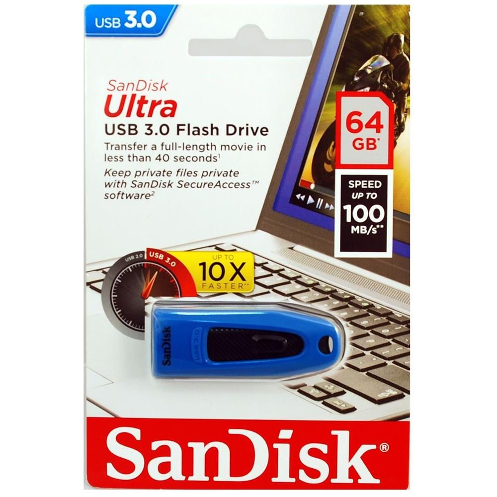 Chiavetta USB 64 GB Ultra Interfaccia USB 3.0 Colore Blu - Foto 2
