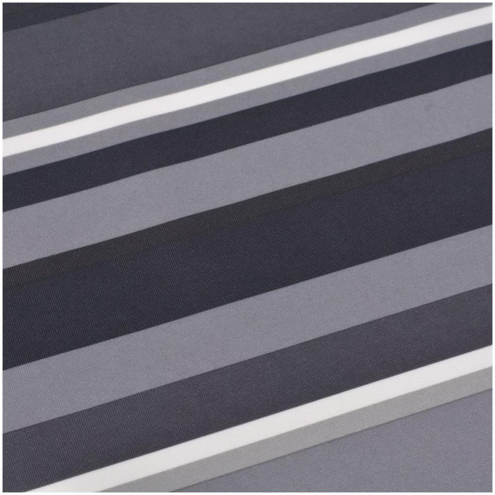 Tenda Da Balcone In Tessuto Oxford 90x600 Cm Grigia A Strisce - Foto 2