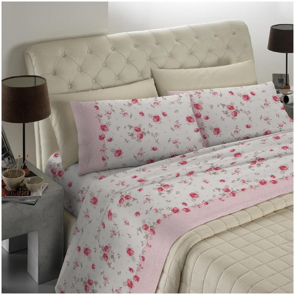 Set di lenzuola Buonumore Amore fiorito