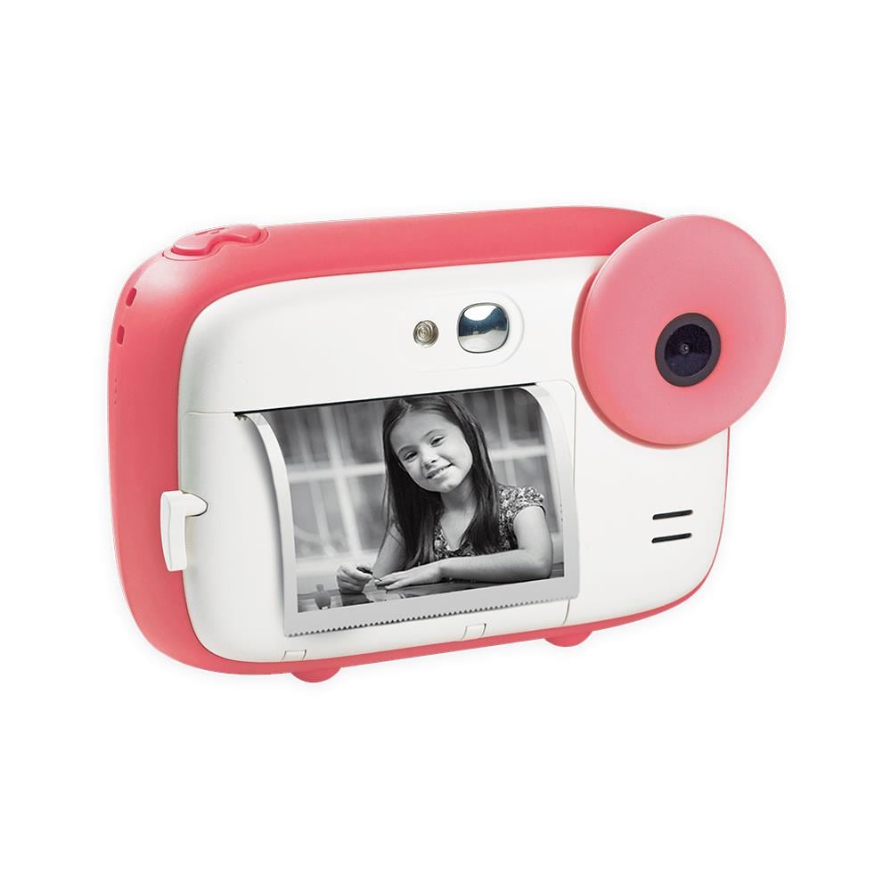Realikids Fotocamera Istantanea per Bambini Schermo LCD da 2,4" Selfie, Micro SD, CartaTermica, Stampe in Bianco e Nero - Foto 1