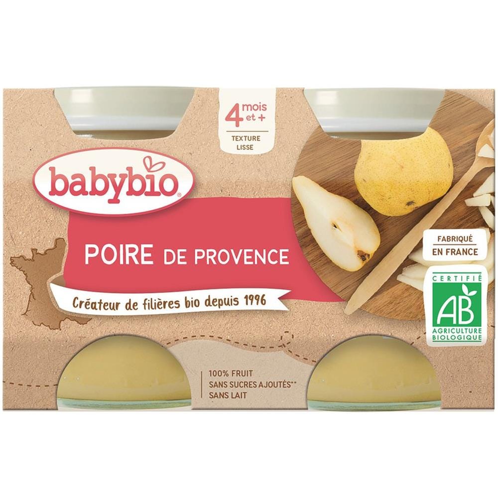 Compotes Bébé Dès 4 Mois, Poire - Foto 1