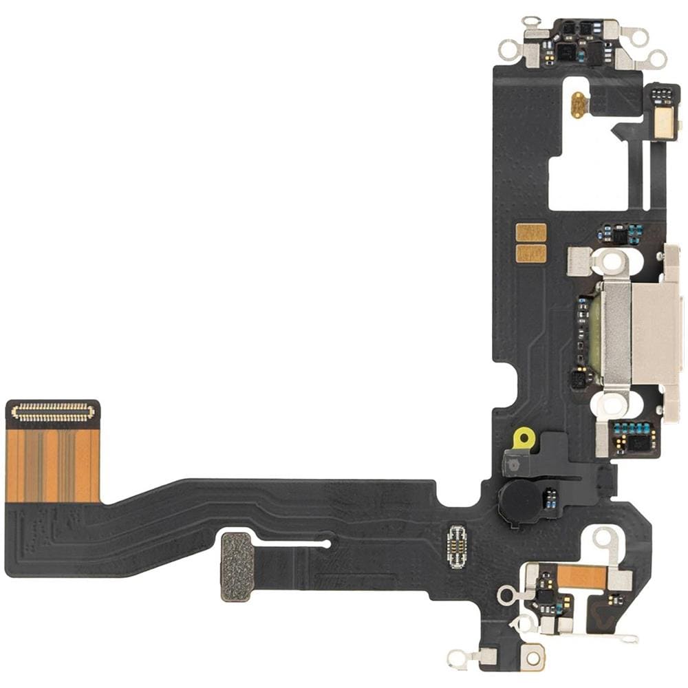 Connettore Di Ricarica Lightning E Microfono Di Ricambio Iphone 12 E 12 Pro Oro - Foto 5