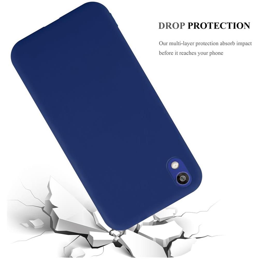 Custodia Compatibile Con Honor 8s / Y5 2019 / Huawei Enjoy Play 8 In Candy Blu Scuro - Coperchio Protettivo In Silicone Tpu Flessibile - Foto 8