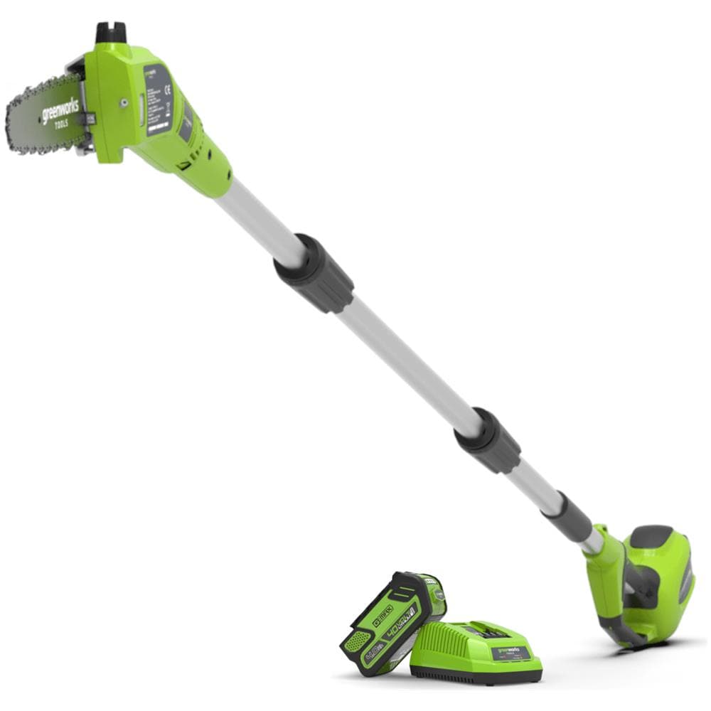Tagliasiepi Telescopico E Motosega Senza Fili 2 In 1 Elettrico 24v Lunghezza Lama 51cm / 20cm Distanza Di Denti 18 Mm Senza Batteria E Caricabatterie G24psh - Foto 1