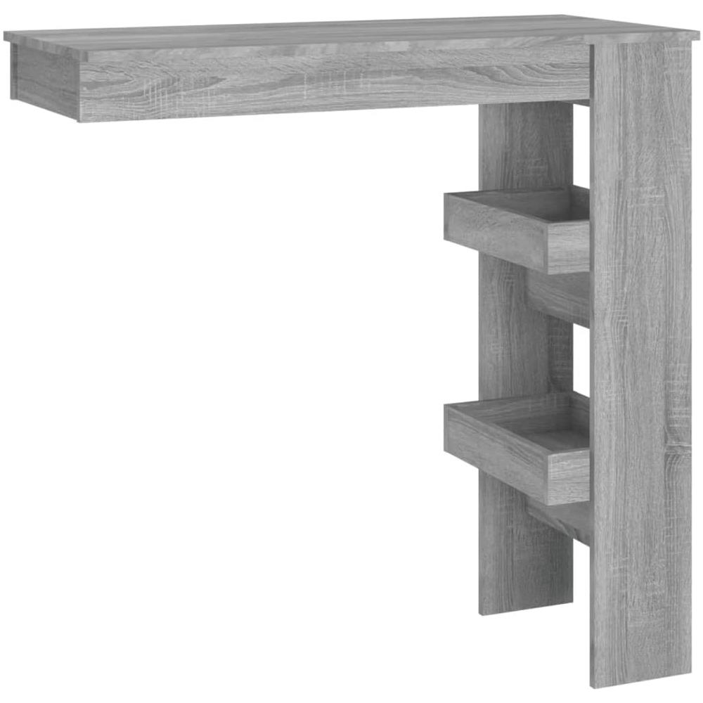 Bancone Da Muro Grigio Sonoma 102x45x103,5 Cm Legno Multistrato - Foto 2
