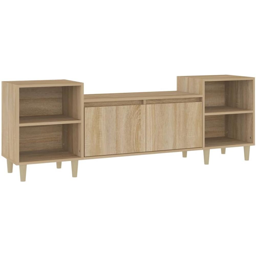 Mobile Porta Tv Rovere Sonoma 160x35x55 Cm Legno Multistrato - Foto 2
