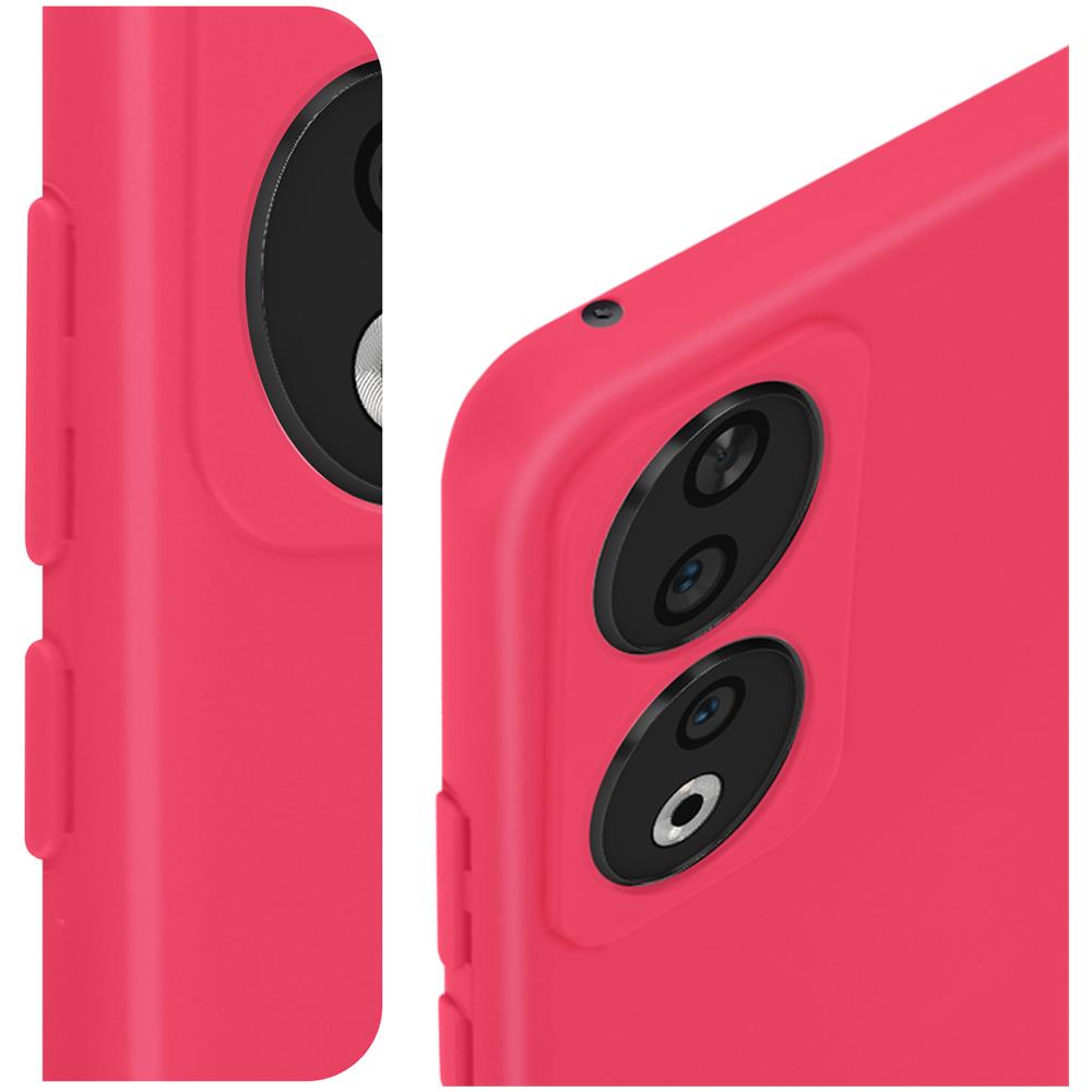 Cover Per Honor 90 Semi-rigida Soft-touch Serie Fast Cover Fucsia - Foto 2