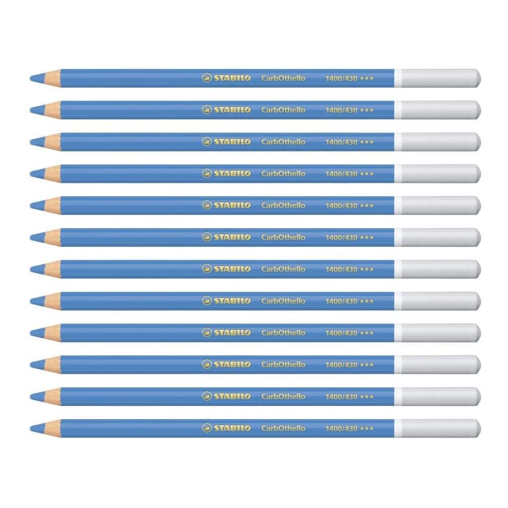 CarbOthello - Matita colorata Premium - Confezione da 12 - Blu Oltremare Medio - Foto 1