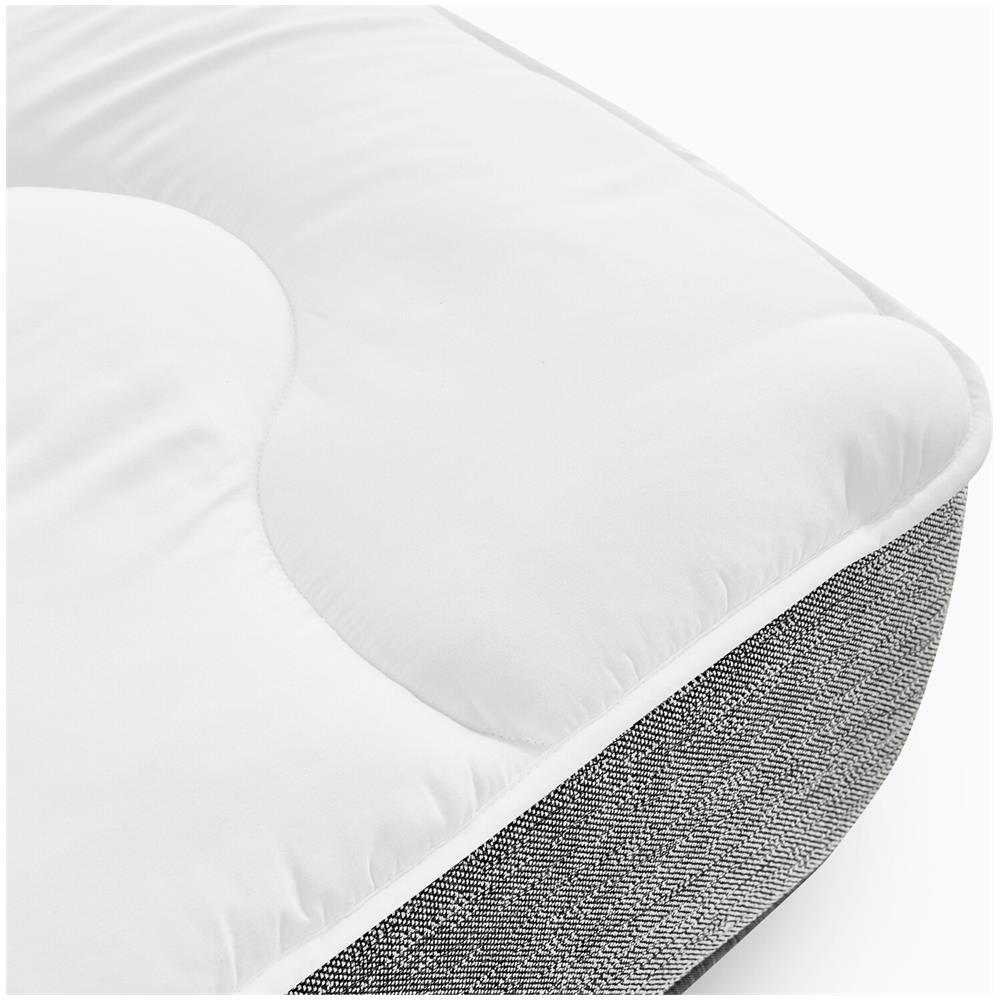 Topper In Microfibra 180x200 cm Altezza 3 cm Ipoallergenico - Foto 2