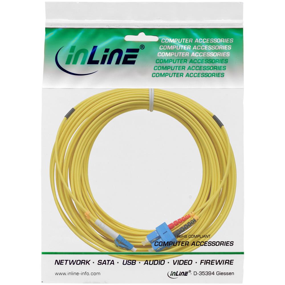 Fibra ottica lc / sc 9/125Âµm 5,0m - Foto 2