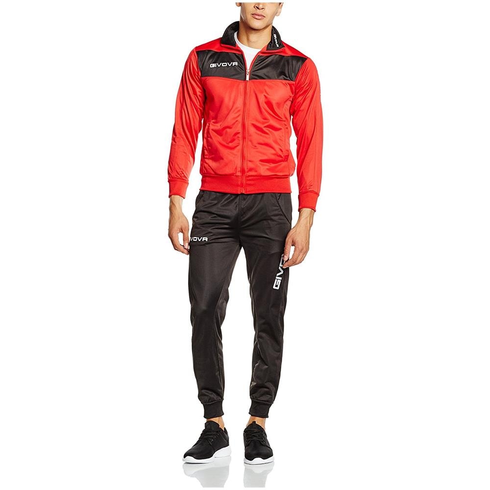 Tuta Sportiva Modello Visa - Tr018 - Taglia L - Colore Rosso / nero - Foto 1
