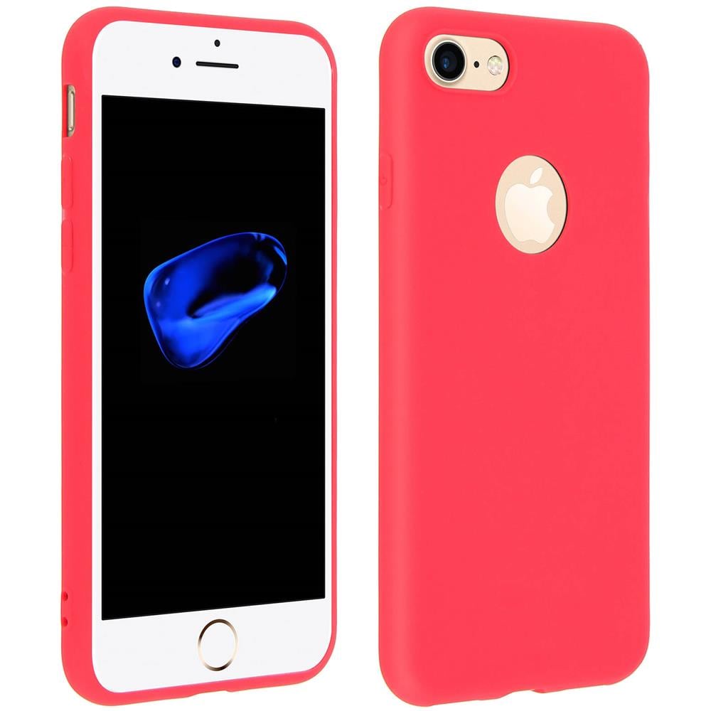 Cover Iphone 7 / 8 Soft Touch Silicone Gel Morbido - Rossa - Foto 2