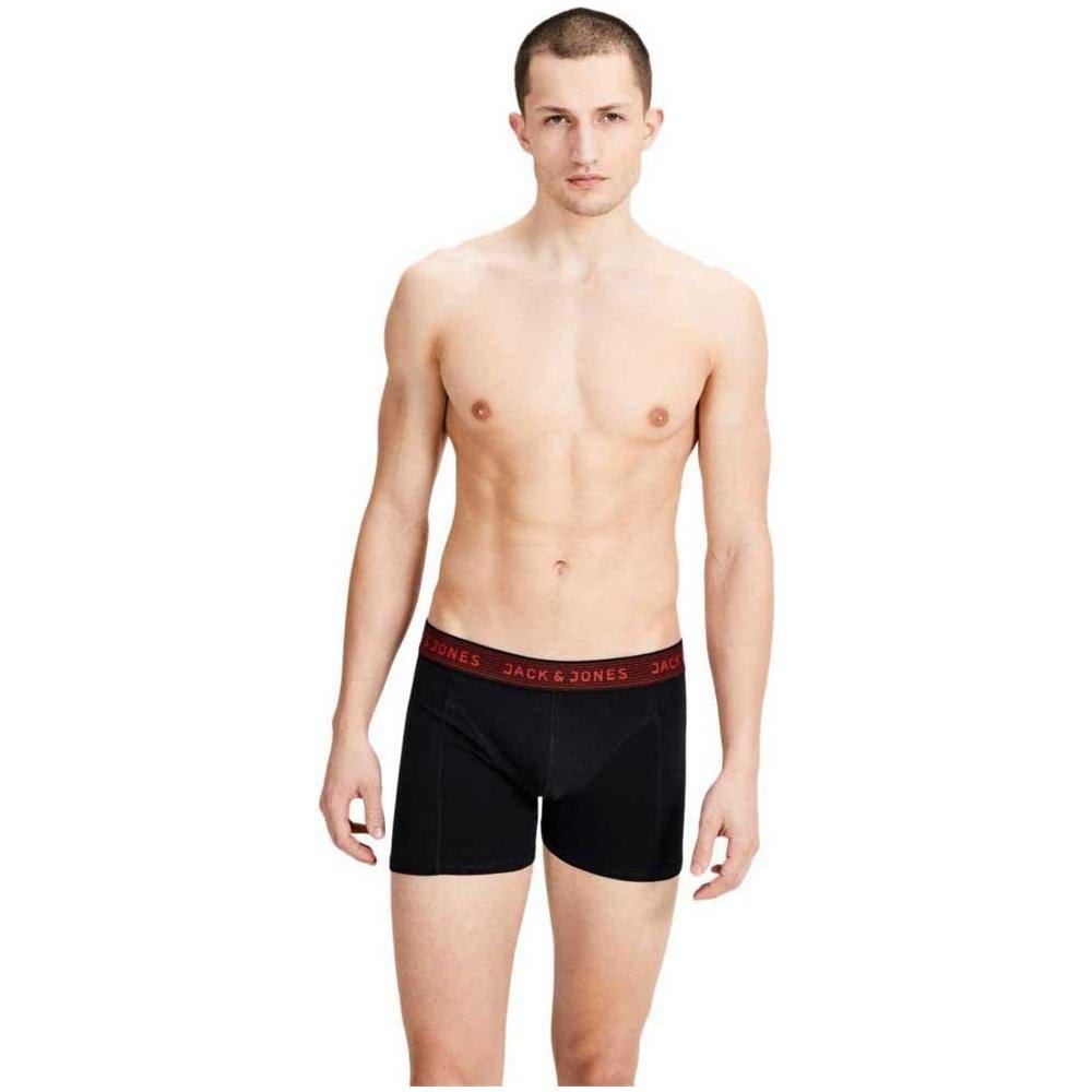 Intimo Jack & Jones Jacwaistband Trunks 3 Pack Abbigliamento Uomo S - Foto 2