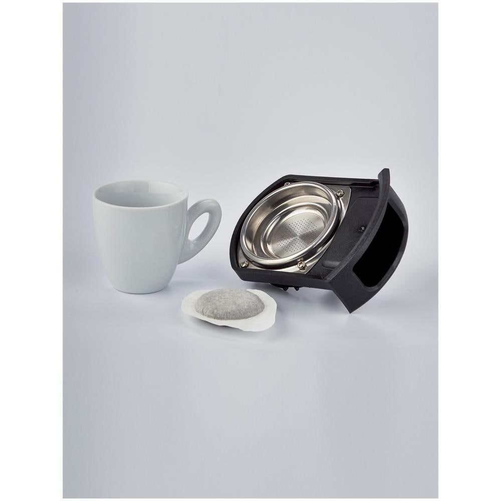 Macchina da Caffè Espresso Semi Automatica 1301 Serbatoio 0.6 Lt. Potenza 1100 Watt Colore Nero / Bianco - Foto 6
