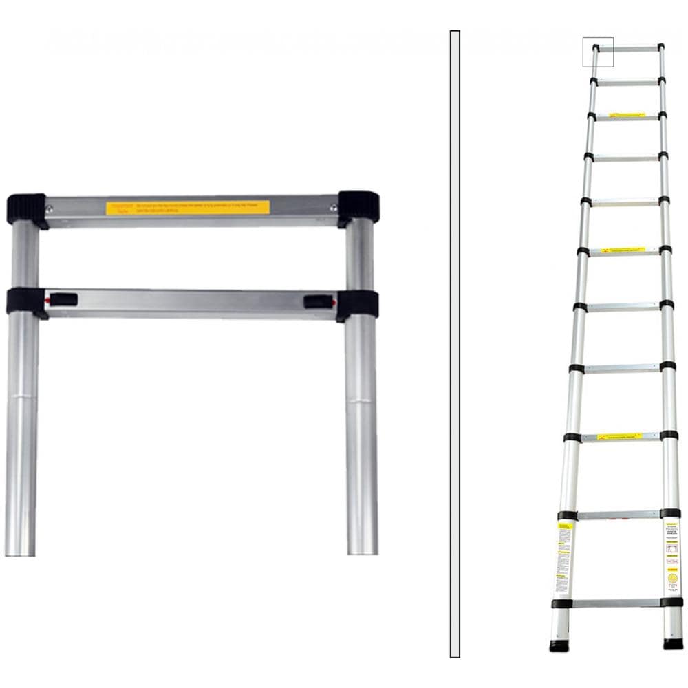 Scala Telescopica, Scala Pieghevole, 3,2 Metri, Borsa Per Trasporto Gratis, En 131, Carico Massimo: 150 Kg - Foto 2