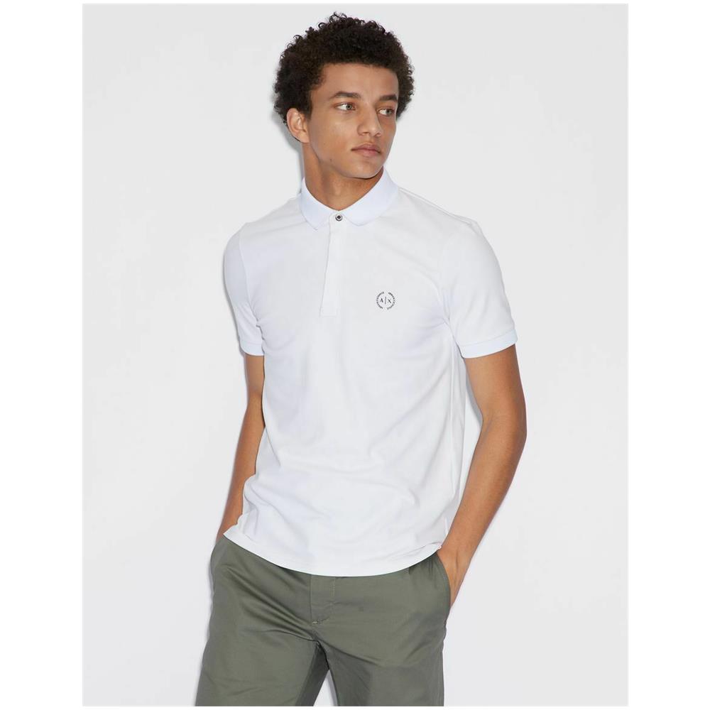 Maglie Polo Uomo Original 8nzf91 Zj81z Cotone P / e 2019 New Colore Principale White 1100 Taglia Xl - Foto 1