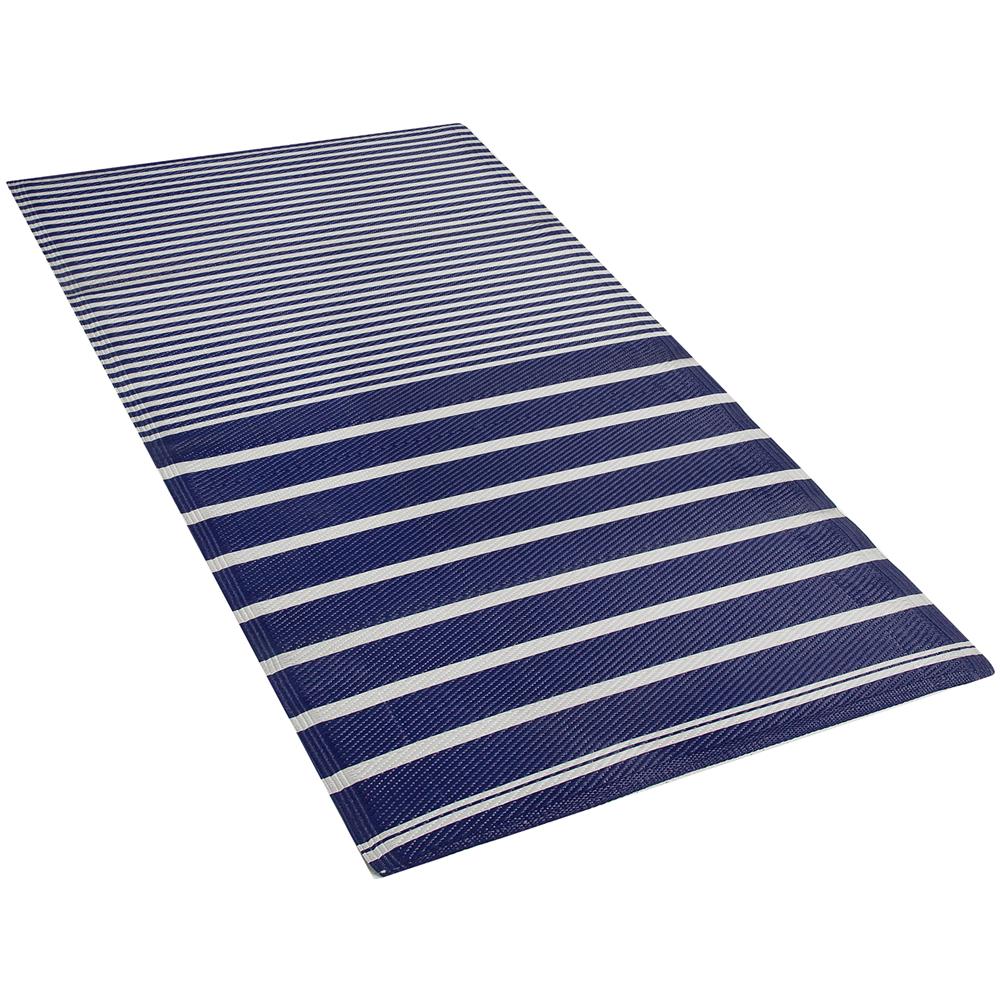 Tappeto Da Esterno Blu Scuro 90 X 180 Cm Haldia - Foto 1