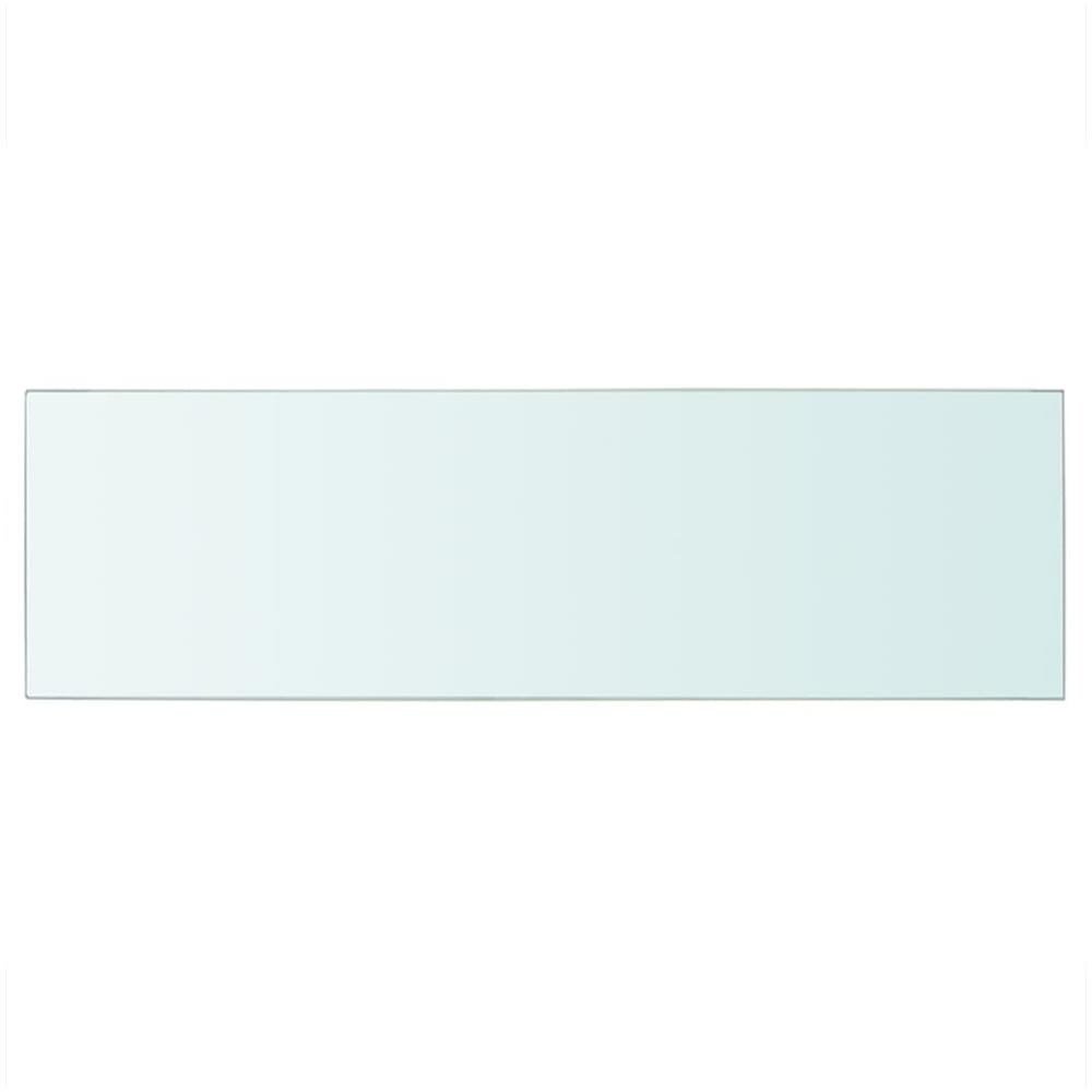 Mensole In Vetro Trasparente 2 Pz 80x25 Cm - Foto 3