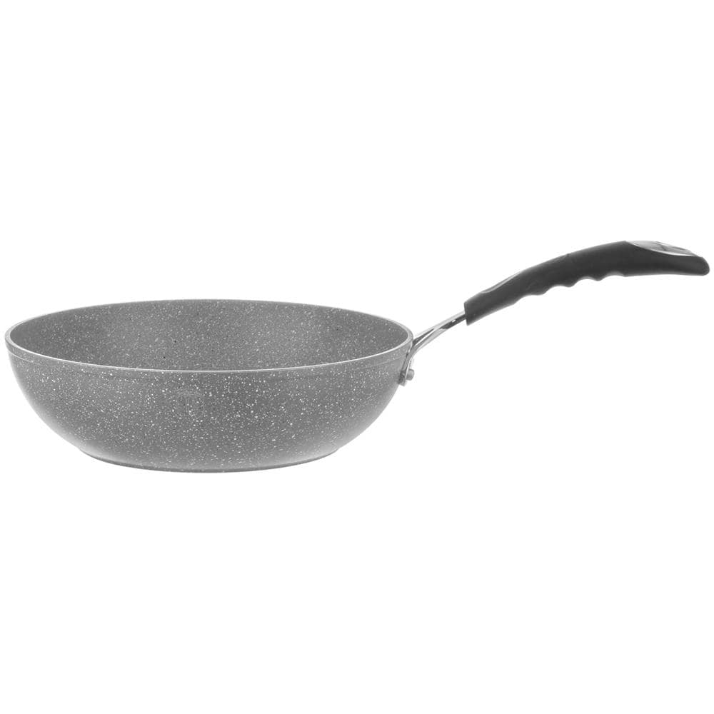 Wok Stone Touch Da 28 Cm Con Salvapadella Grigio - Foto 1