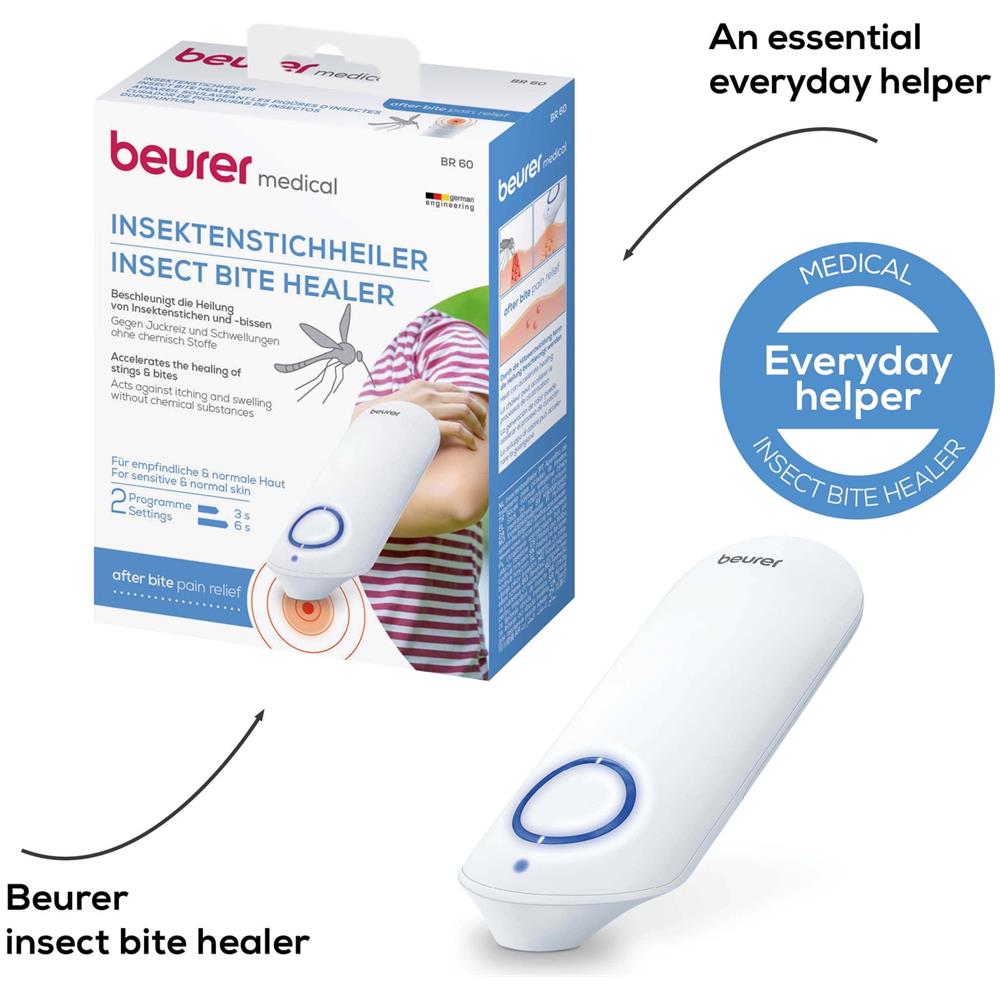 Dopopuntura BR 60 per Alleviare Prurito e Gonfiore da Zanzara 2 Programmi di Utilizzo - Foto 7