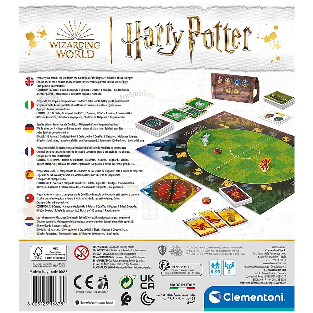 16638 Gioco da Tavolo Harry Potter Quidditch Clash - Foto 3