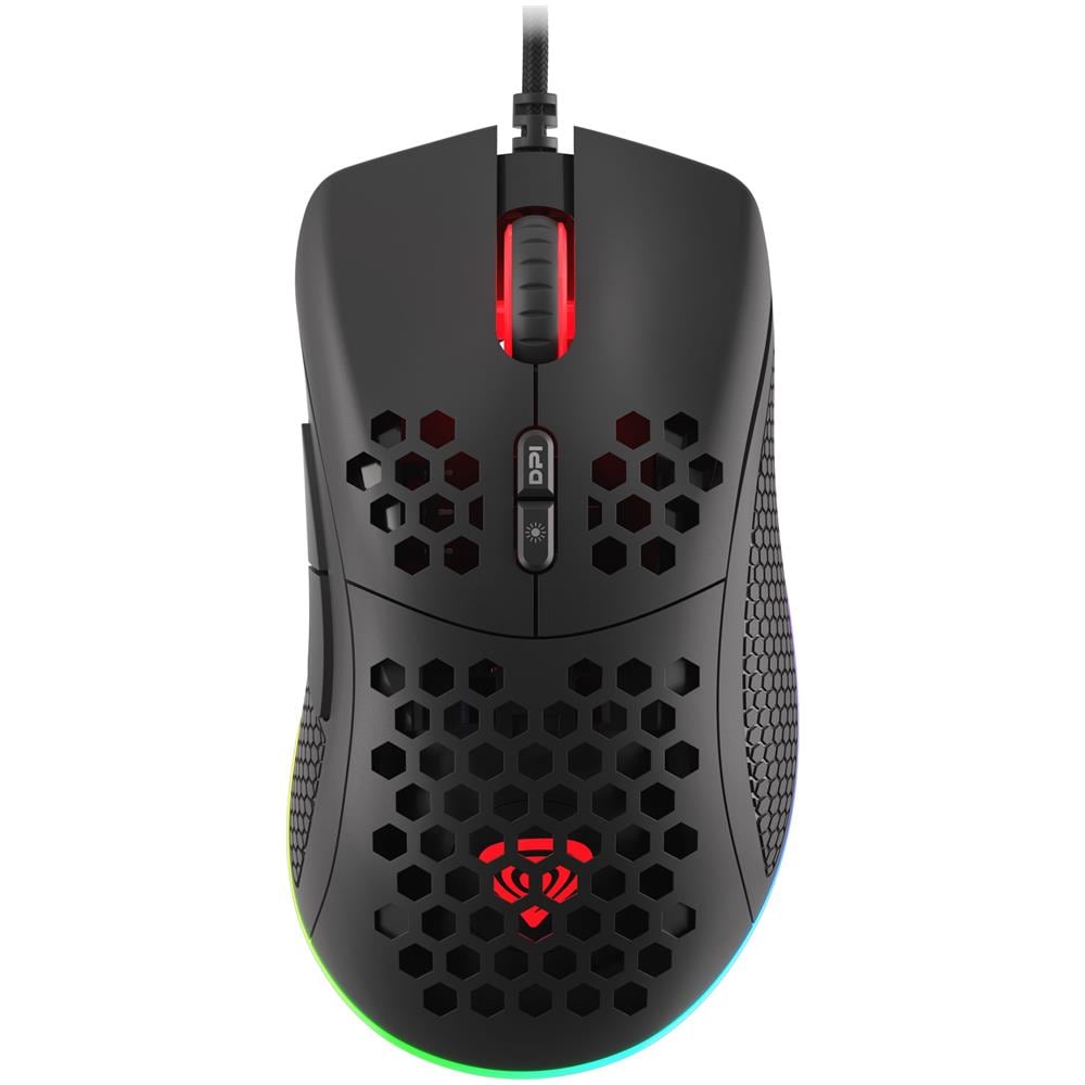 Mouse Da Gioco Krypton 555 Rgb Cablato Nero - Foto 1
