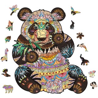 Puzzle In Legno Per Adulti E Bambini – Mondo Marino Fantasioso, 280 Pezzi, Forma Irregolare Con Conchiglie, Regalo In Scatola Di Legno Con Cavalletto