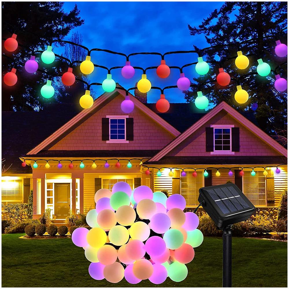 EONANT Luci Solari Wishing Ball – 108 LED + 12 Sfere, IP65, 8 Modalità, Telecomando, Per Esterni E Interni