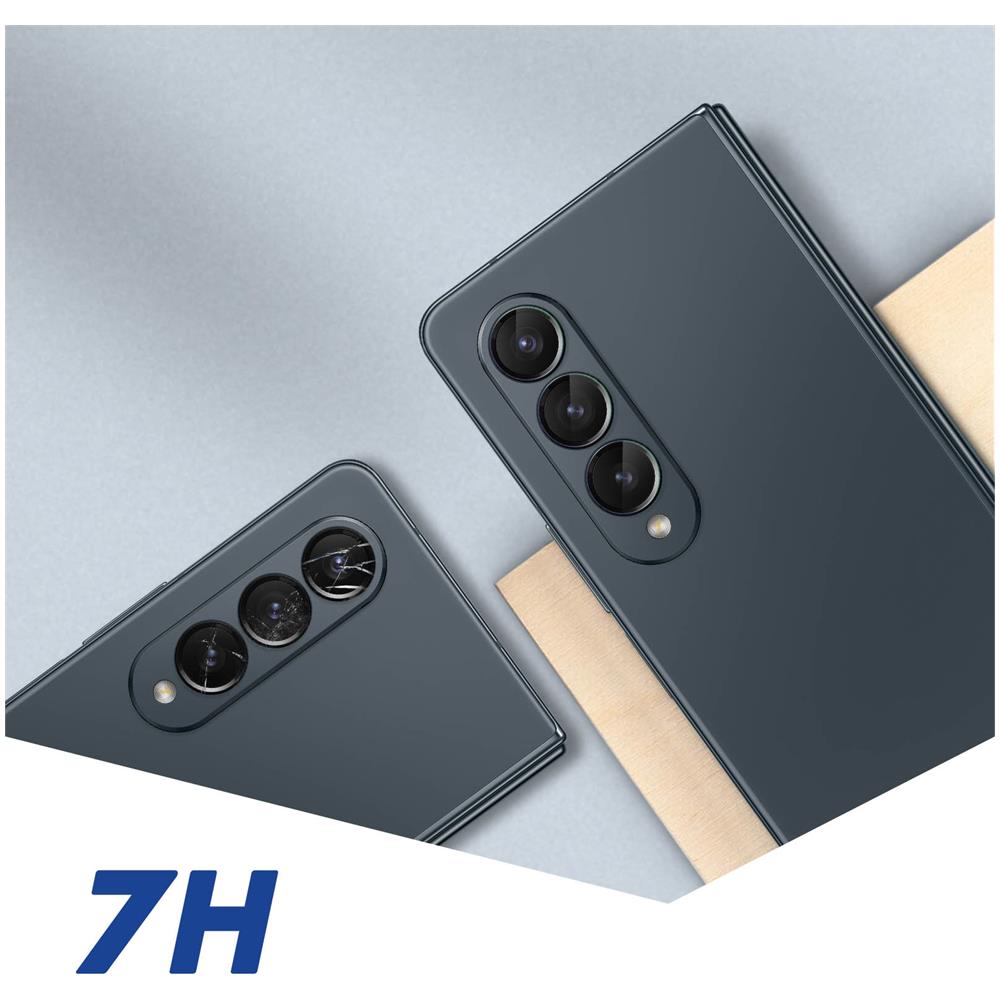 Kit 4 Pellicole Fotocamera Samsung Z Fold4 Vetro Ibrido 7h Trasparenti - Foto 1