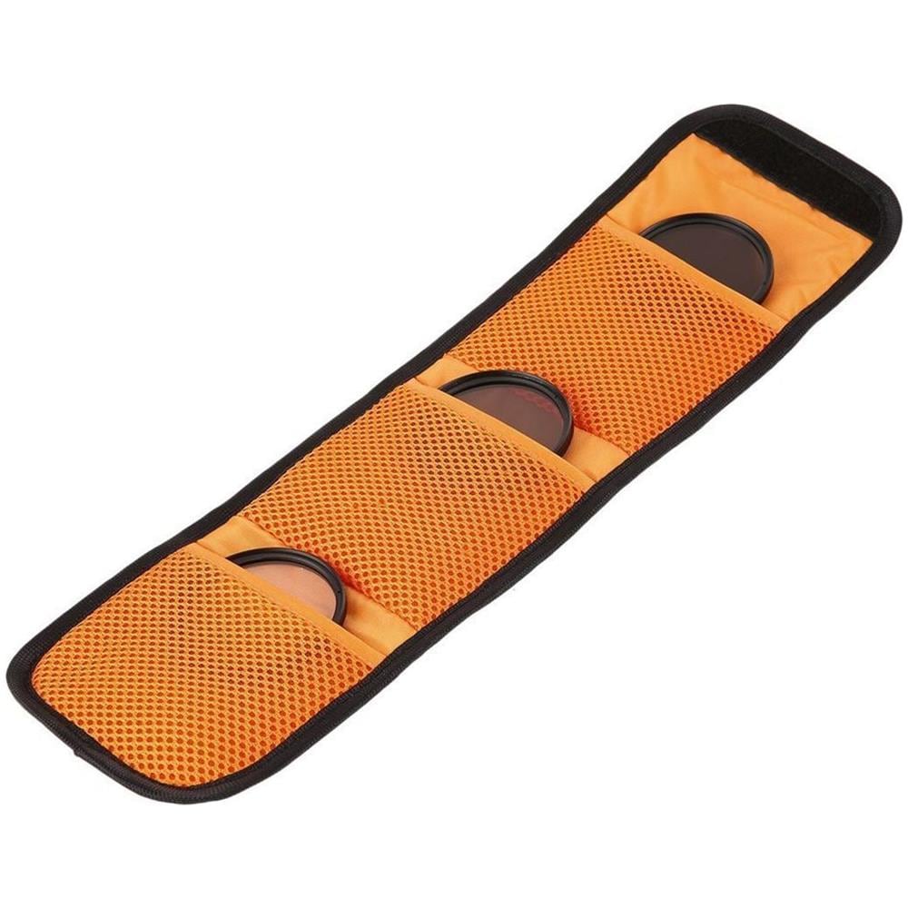Custodia Portafiltro Antiurto Impermeabile Multifunzionale A 3 Posizioni Arancia - Foto 2