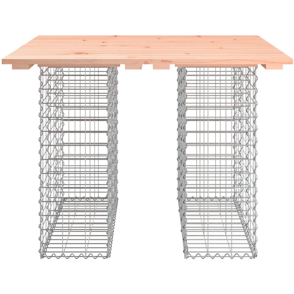 Panca da Giardino Design Gabbione 100x102x72cm Massello Douglas - Foto 3