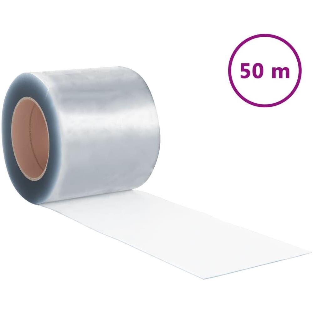 Tenda per Porte Trasparente 200 mm x 1,6 mm 50 m in PVC - Foto 2
