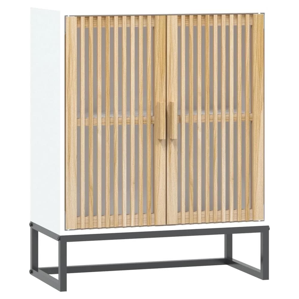 Credenza Bianca 60x30x75 Cm In Legno Multistrato - Foto 2