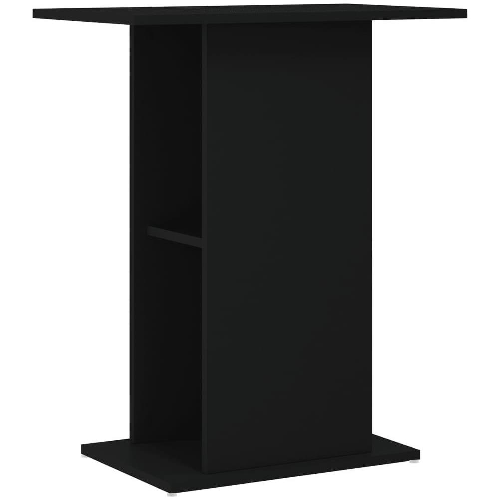 Supporto per Acquario Nero 60,5x36x72,5 cm in Legno Multistrato - Foto 1