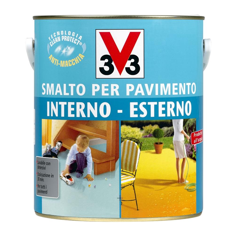 Smalto Per Pavimenti Interni Esterni Rosso Lacca 2,5 Lt - Foto 1