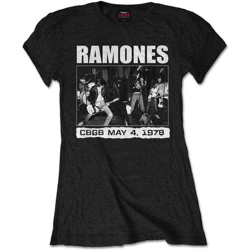 Ramones - Cbgb 1978 (T-Shirt Donna Tg. M) - Foto 1