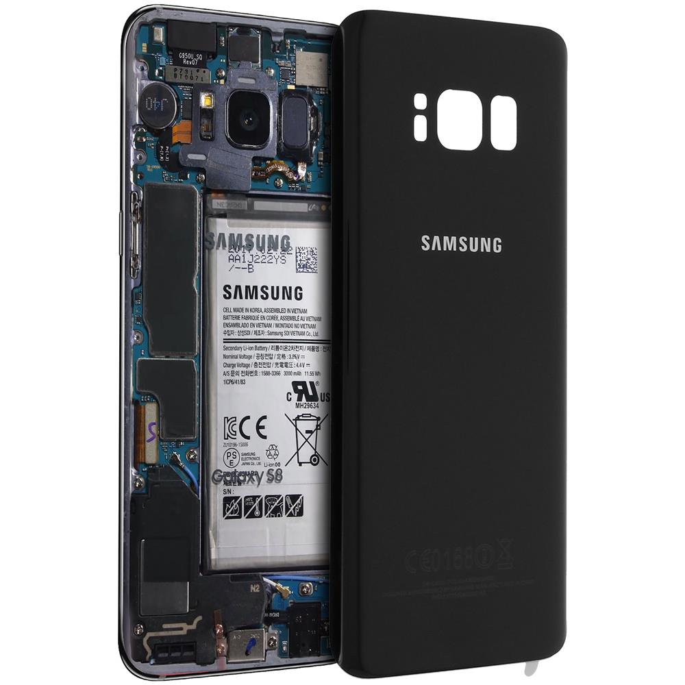 Copribatteria Cover Posteriore Originale Per Galaxy S8 - Nero - Foto 8