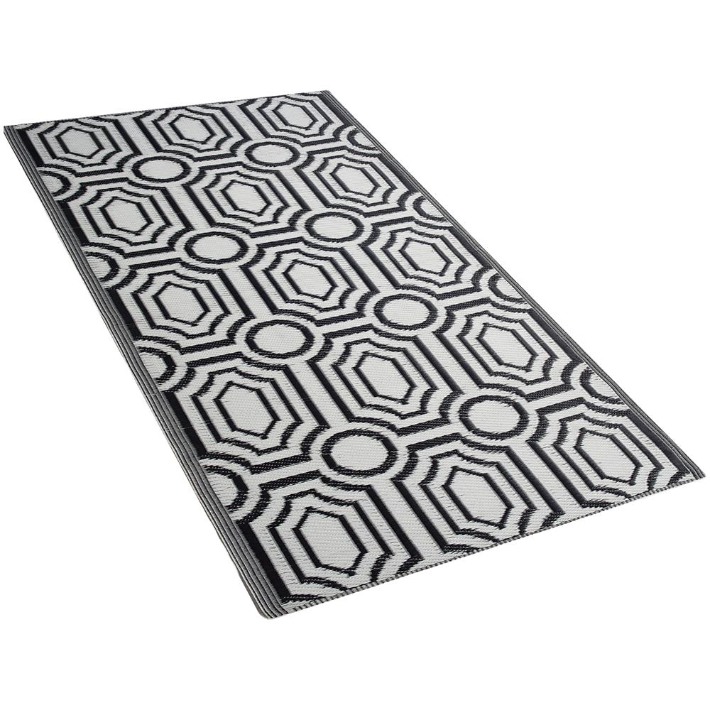 Tappeto Da Esterno Nero 90 X 180 Cm Bidar - Foto 1