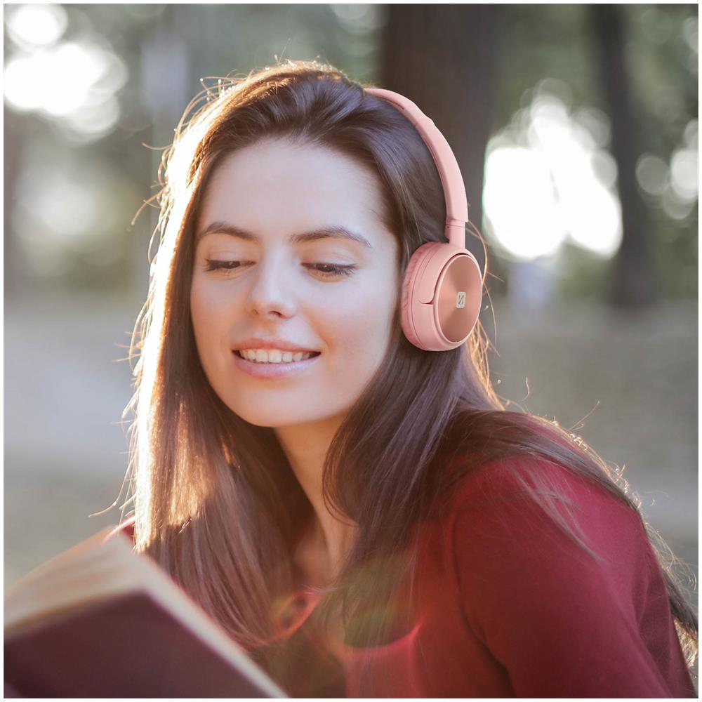 Cuffie Bluetooth Micro Sintonizzatore Fm Micro-sd Comfort Trix Rosa - Foto 2