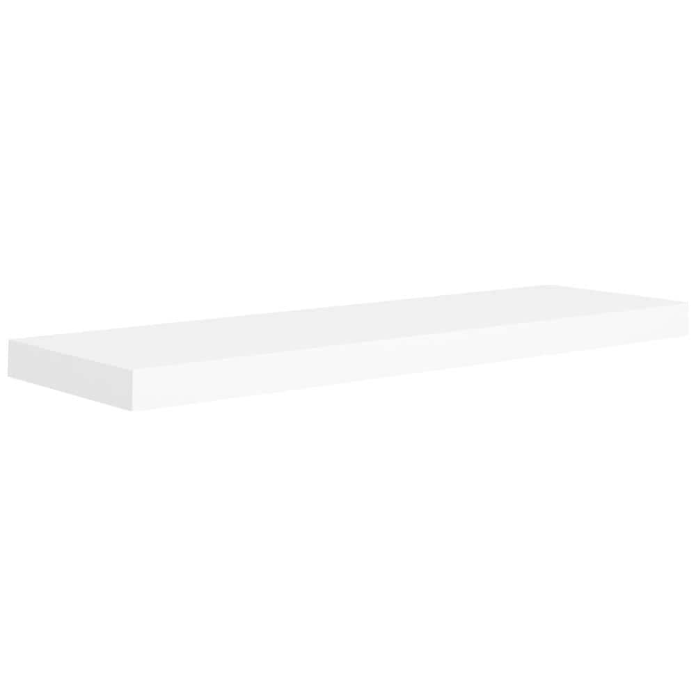 Scaffale a Parete Bianco 80x23,5x3,8 cm in MDF - Foto 1