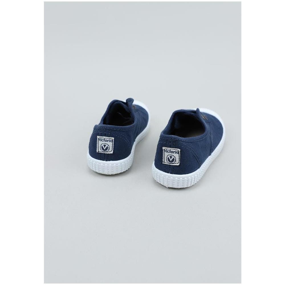 Inglesa Elástico Lona Tintada Puntera - 375093 - Blu - 23 - Foto 5